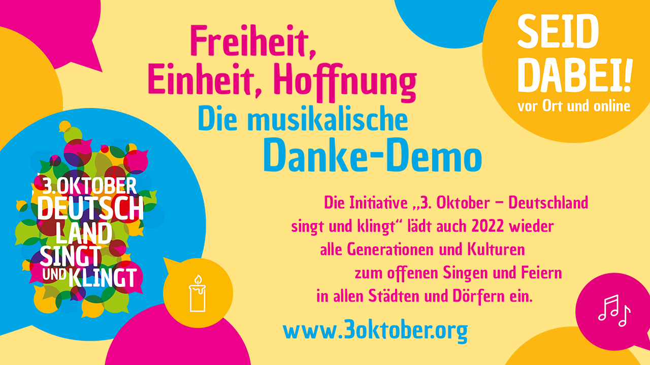 Deutschland singt und klingt Werbung gro
