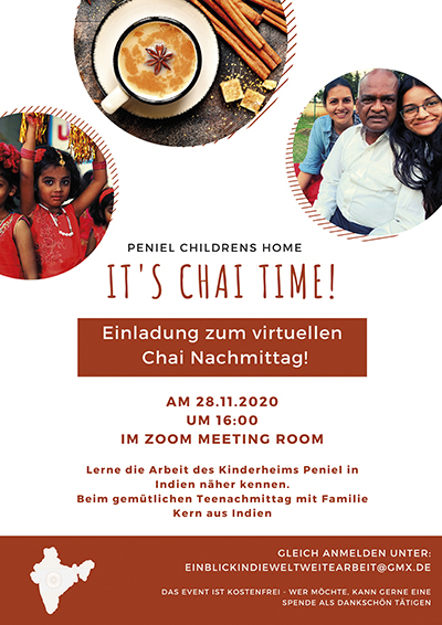 Flyer Chai Nachmittag Kern