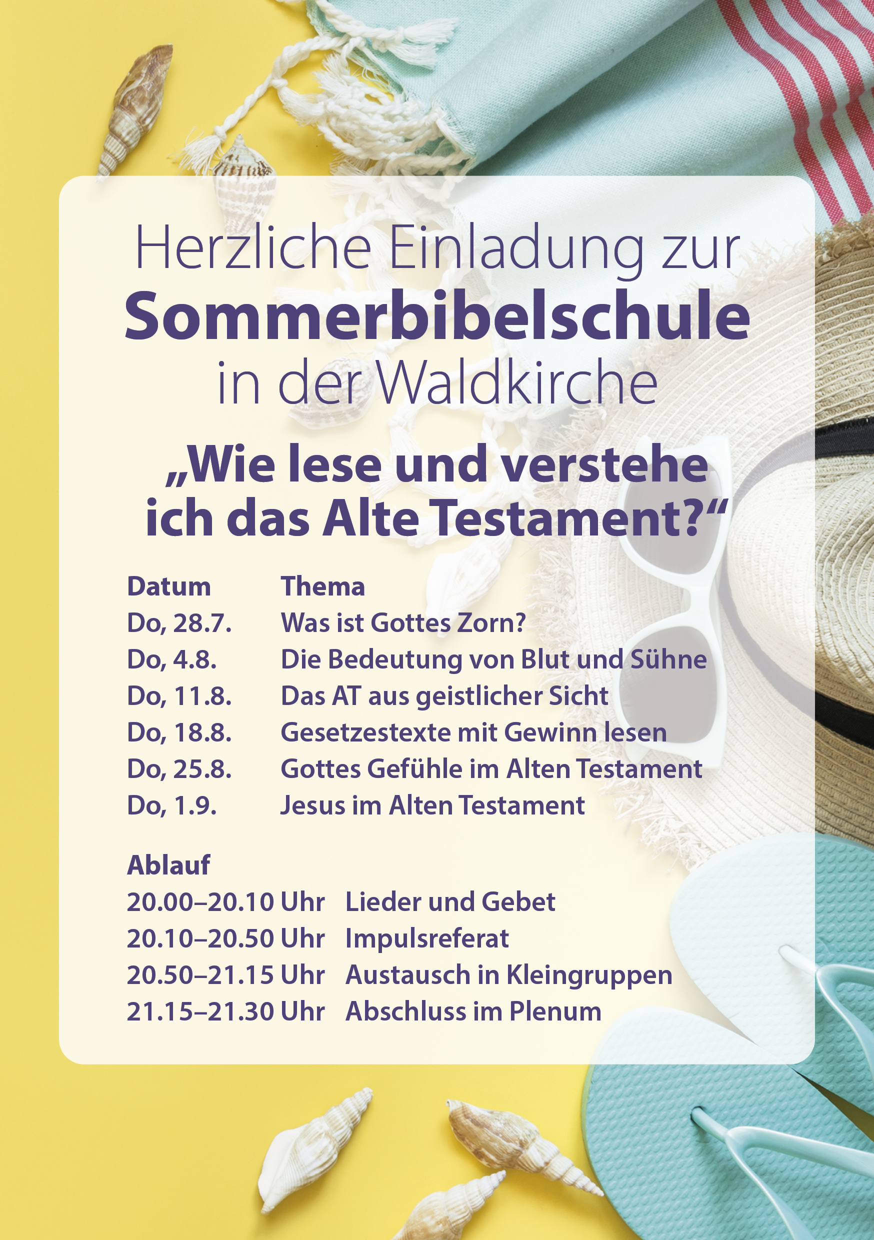 Flyer Sommerbibelschule A5 2022